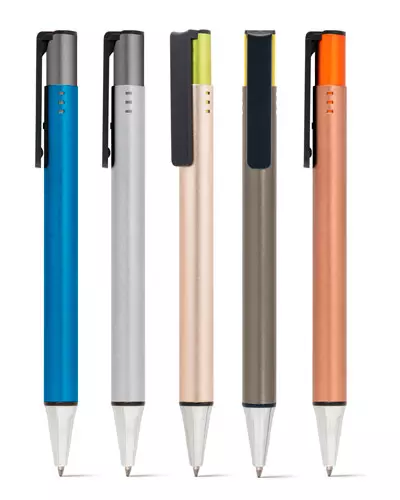 Caneta Metálica Colorida Personalizada