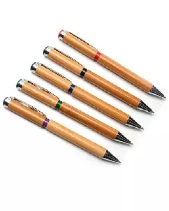 CANETA PERSONALIZADA EM BAMBU