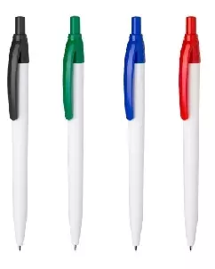 Caneta Plastica Colorida Para Brinde personalizada