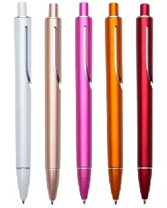 Caneta Plástica Colorida Personalizada