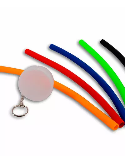 Canudo de Silicone Personalizado para Brindes