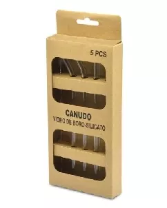 Canudo de Vidro Personalizado