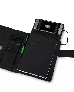 Capa para Caderno com Powerbank Personalizada