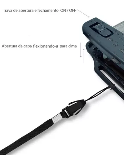 Capa para celular a prova d Agua Personalizada