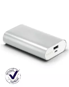 Carregador Portátil em Alumínio com 02 Baterias