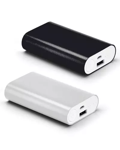 Carregador Portátil em Alumínio com 02 Baterias