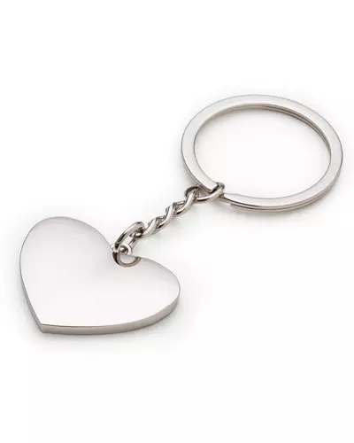 Chaveirinhos Personalizados em Formato de Coração