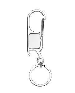 CHAVEIRO DE METAL RESINADO PROMOCIONAL