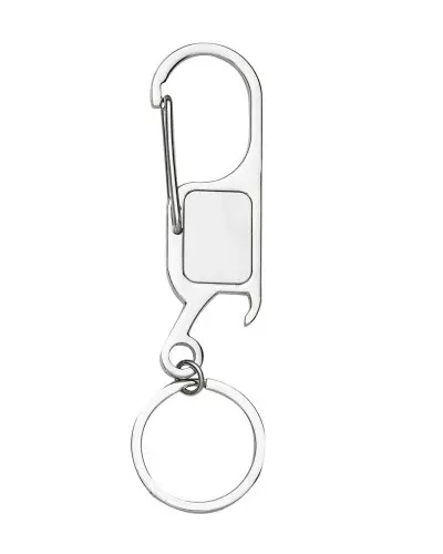 CHAVEIRO DE METAL RESINADO PROMOCIONAL