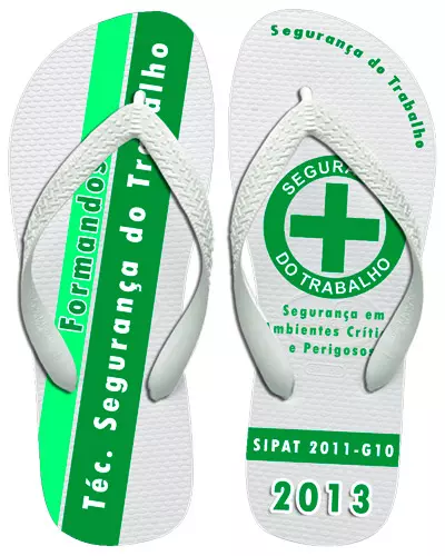 Chinelos Personalizados Formatura