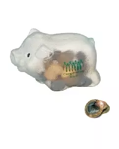 Cofre Porquinho Plástico Personalizado