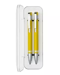 CONJUNTO CANETA E LAPISEIRA PERSONALIZADOS