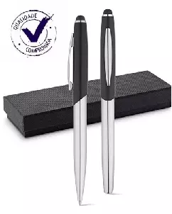 Conjunto de Canetas Promocionais