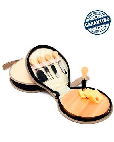 Conjunto para Queijo Personalizado com 5 peças