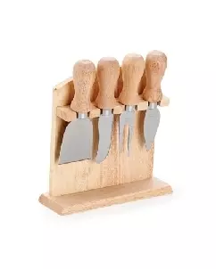 Conjunto para Queijo Personalizado com Suporte