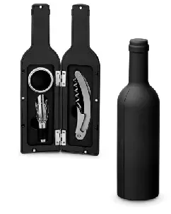 Conjunto para vinho em metal personalizado