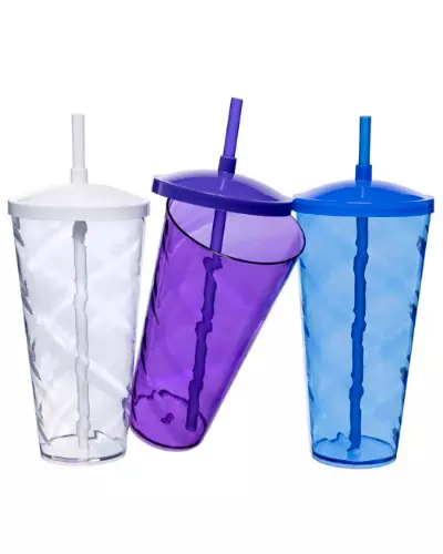 Copo com Canudo 1 Litro Personalizado