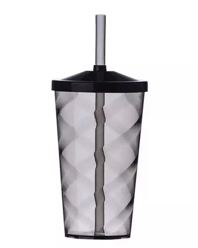 Copo com Canudo de Acrílico para Festa