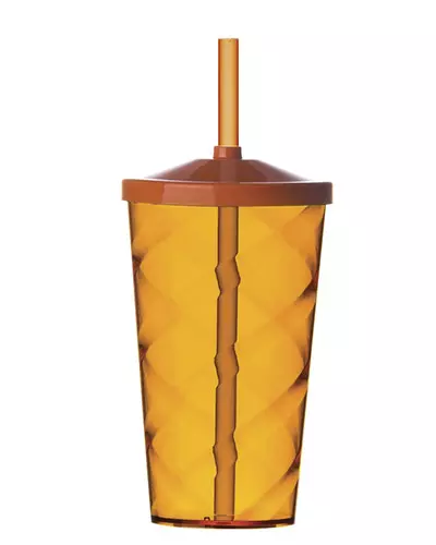 Copo com Canudo de Acrílico para Festa