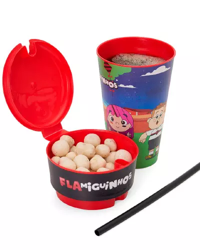 Copo com Porta Snack Personalizado