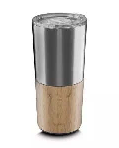 Copo de Inox e Bambu Personalizado