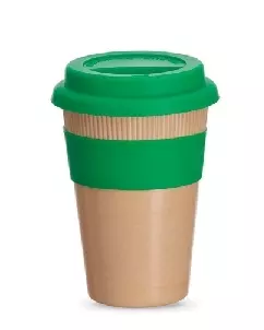Copo Ecologico com Tampa de Silicone Personalizado