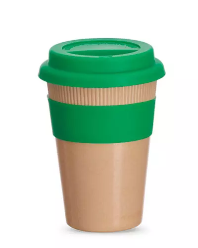 Copo Ecologico com Tampa de Silicone Personalizado
