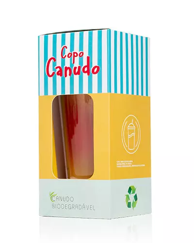 Copo Personalizado com Canudo