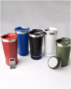 Copo Termico 400ml com Caixa de Som Personalizado