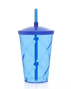 Copo Twister com Tampa e Canudo Personalizado