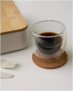 Copo Vidro Parede Dupla 160ml Personalizado