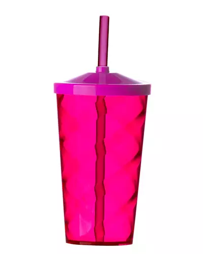 Copos de Acrílico com Canudo