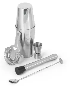 Coqueteleira inox 6 peças Personalizada