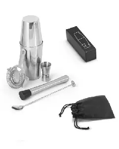 Coqueteleira inox 6 peças Personalizada