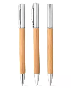 Esferografica em Bambu Personalizada para Brindes