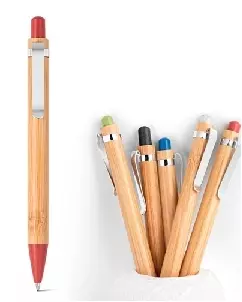 Esferografica Personalizada de Bambu