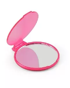 Espelho de Maquiagem Rosa Personalizado