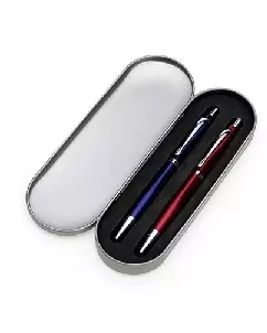 Estojo de Metal Caneta e Lapiseira Personalizada