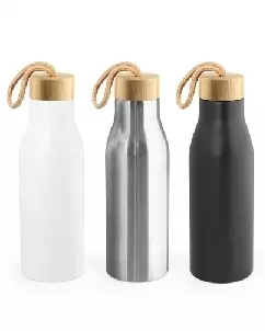 Garrafa de inox personalizada para colaboradores