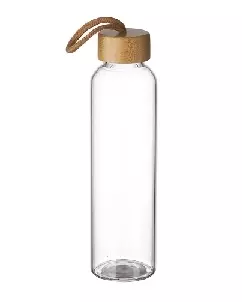 Garrafa de Vidro com Tampa Personalizada