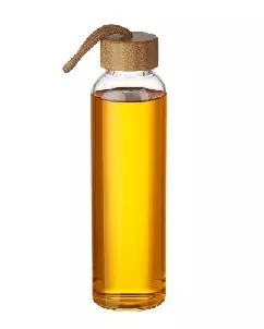 Garrafa de Vidro com Tampa Personalizada