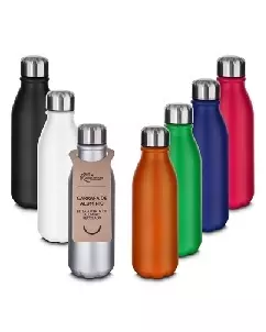 Garrafa em Aluminio com Tampa em Inox Personalizada