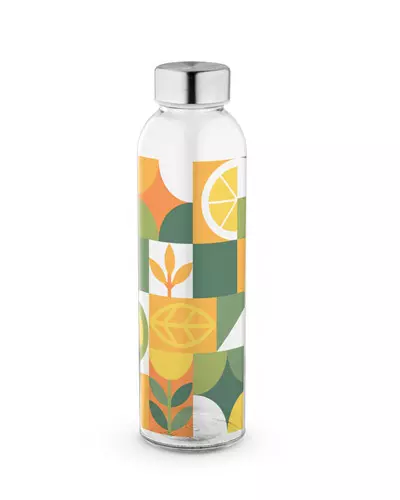 Garrafa em Vidro Personalizada