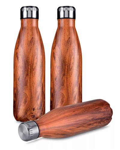 Garrafa Squeeze de Madeira Personalizada