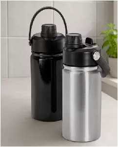 Garrafa termica com gravação laser corporativa