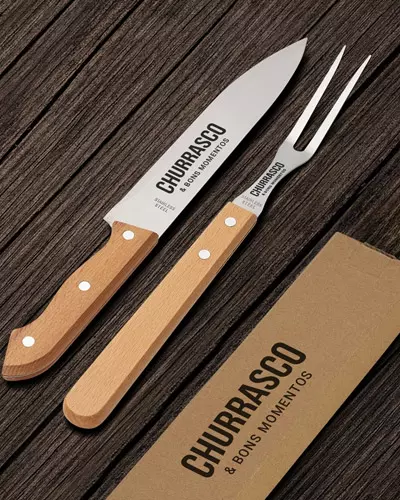 Kit Churrasco 2 pecas Personalizado