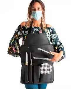 Kit Churrasco com Avental Personalizado