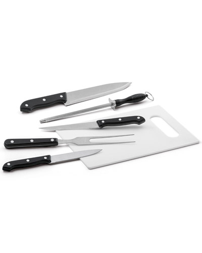 Kit Churrasco Tábua Faca e Garfo Personalizado