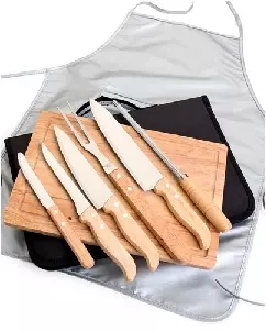 kit Churrasqueiro com Avental