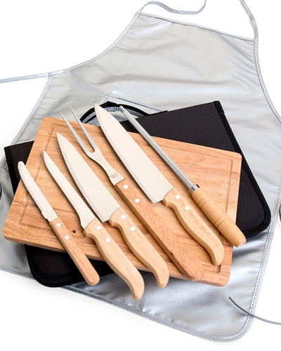 kit Churrasqueiro com Avental